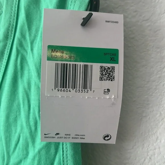 Mens Green Nike Tank - XL - Picture 4 of 6